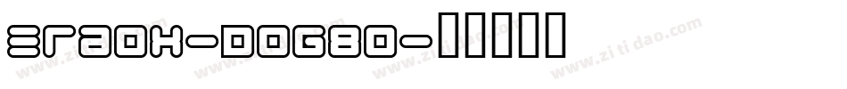 Eraox-DOG80字体转换
