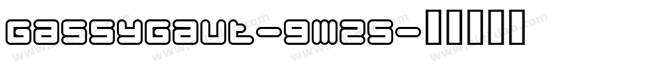 Gassygaut-9MZ5字体转换