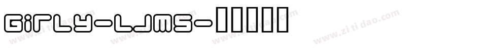 Girly-ljm5字体转换