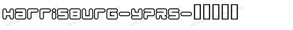 Harrisburg-ypR5字体转换