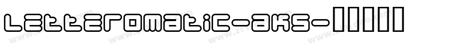Letteromatic-aK5字体转换