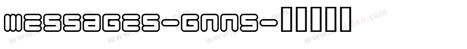 Messages-gnn5字体转换