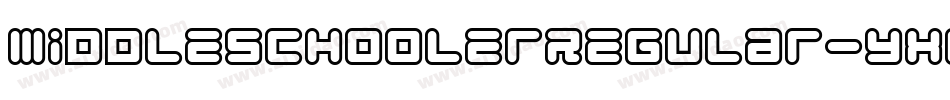 MiddleschoolerRegular-yxg5字体转换
