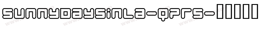 Sunnydaysinla-qpr5字体转换
