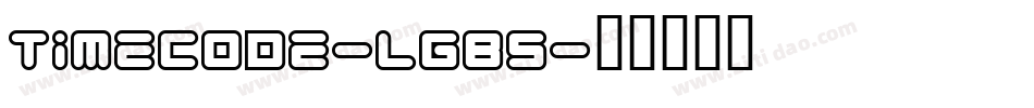 Timecode-lgB5字体转换