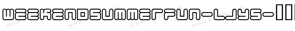 Weekendsummerfun-ljy5字体转换