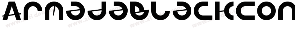 ArmadaBlackCondensed字体转换