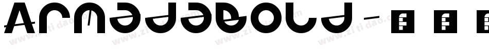 ArmadaBold字体转换