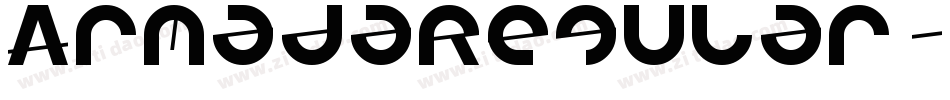 ArmadaRegular字体转换