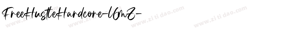 FreeHustleHardcore-l6mZ字体转换