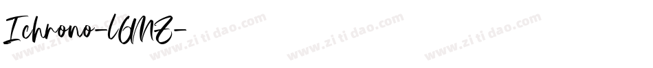 Ichrono-l6MZ字体转换