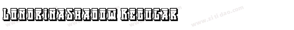 LondrinaShadow-Regular字体转换