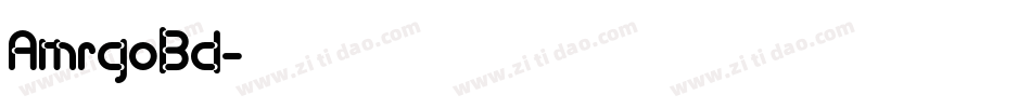 AmrgoBd字体转换