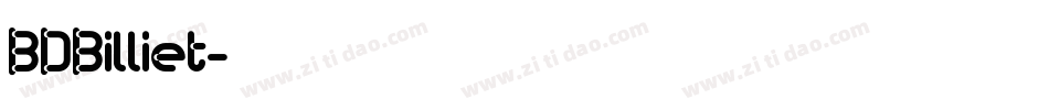 BDBilliet字体转换