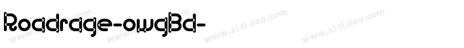 Roadrage-owgBd字体转换