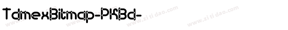 TdmexBitmap-PKBd字体转换