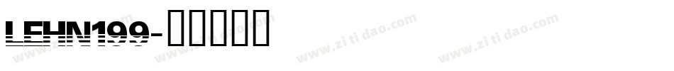 LEHN199字体转换