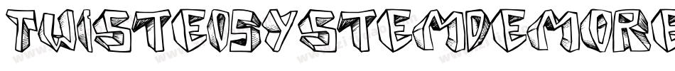 TwistedSystemDemoRegular-WB8O字体转换