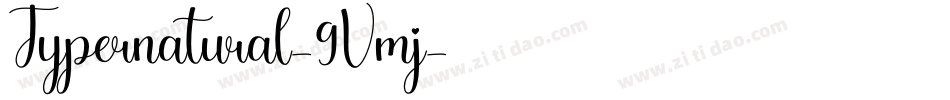 Typernatural-9Vmj字体转换