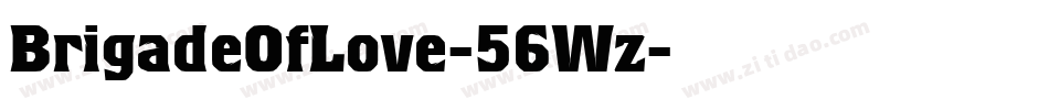 BrigadeOfLove-56Wz字体转换