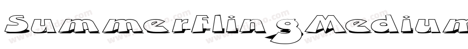 SummerFlingMedium-R206字体转换