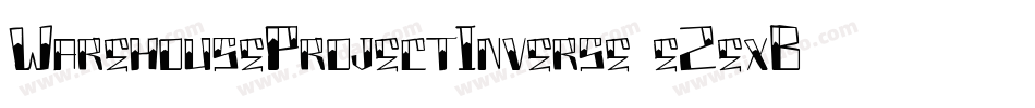 WarehouseProjectInverse-eZexB字体转换