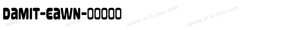 DamIt-EaWn字体转换