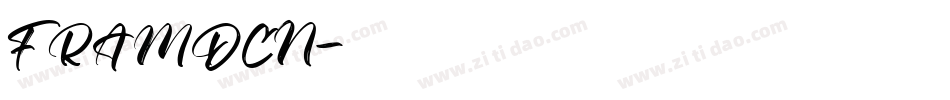 FRAMDCN字体转换