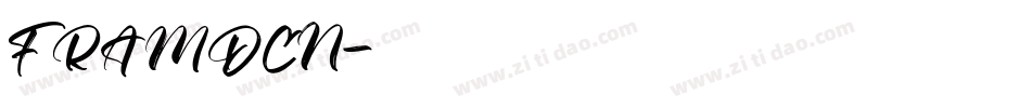 FRAMDCN字体转换