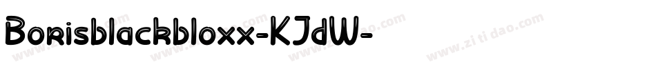 Borisblackbloxx-KJdW字体转换