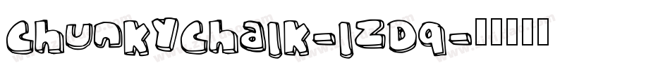 ChunkyChalk-lzDq字体转换