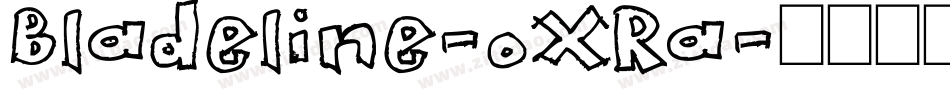 Bladeline-oXRa字体转换