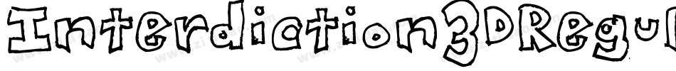 Interdiction3DRegular-Ra73字体转换