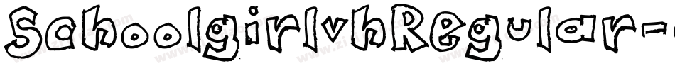 SchoolgirlvhRegular-aGRa字体转换