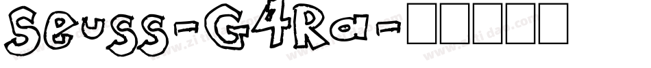 Seuss-G4Ra字体转换