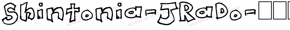 Shintonia-JRaDo字体转换