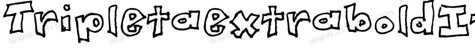 TripletaextraboldItalic-pVRa字体转换