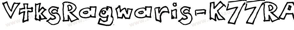 VtksRagwaris-K77RA字体转换
