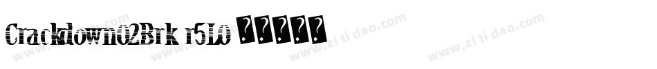CrackdownO2Brk-r5LO字体转换