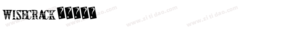 WISECRACK字体转换