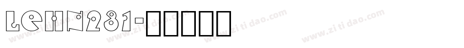 LEHN231字体转换