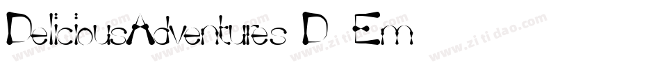 DeliciousAdventures-D4Em字体转换 DeliciousAdventures-D4Em字体转换