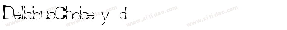 DeliciousChoice-y5d5字体转换