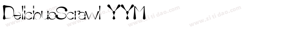 DeliciousScrawl-YYM8字体转换
