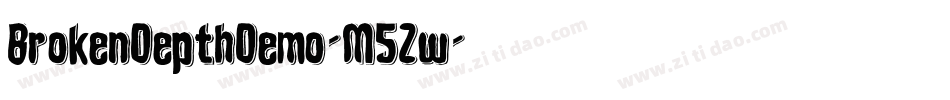 BrokenDepthDemo-M5Zw字体转换