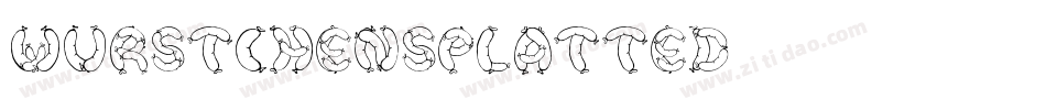 WurstchenSplatted字体转换