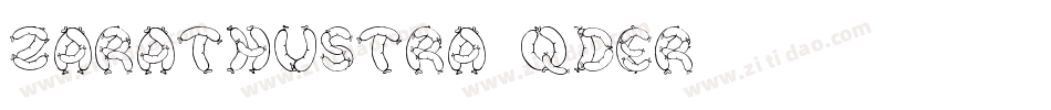 Zarathustra-qDer字体转换