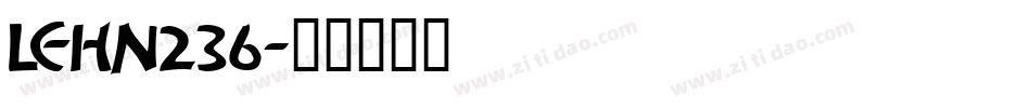 LEHN236字体转换