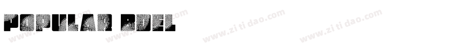 PopULar-Bdel字体转换