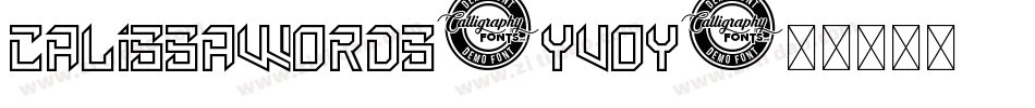 CalissaWords-YvOy字体转换